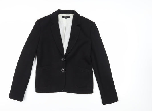 Womens UK Size 10 Laura Ashley Regular Black Blazer