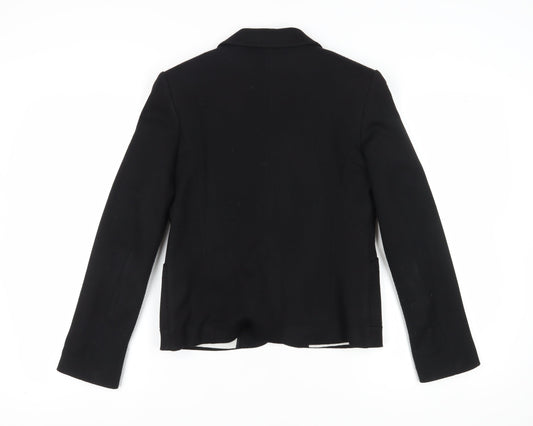 Womens UK Size 10 Laura Ashley Regular Black Blazer