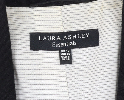 Womens UK Size 10 Laura Ashley Regular Black Blazer