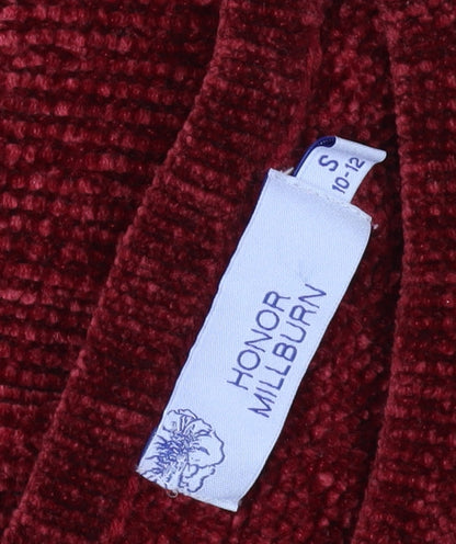 Womens UK Size 10-12 HONOR MILLBURN Red Pullover Jumper