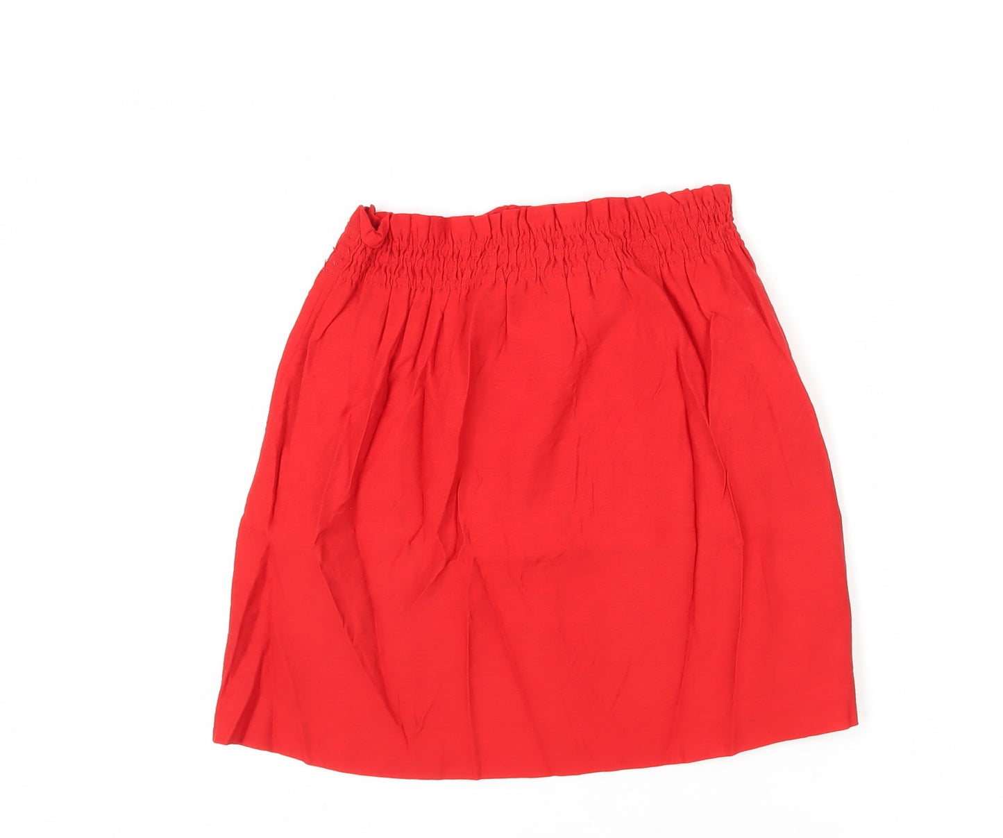 J.Crew Women's Red Knee-Length A-Line Skirt Size 4