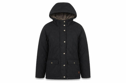 Womens UK Size 10 Fatface Black Quilted Coat