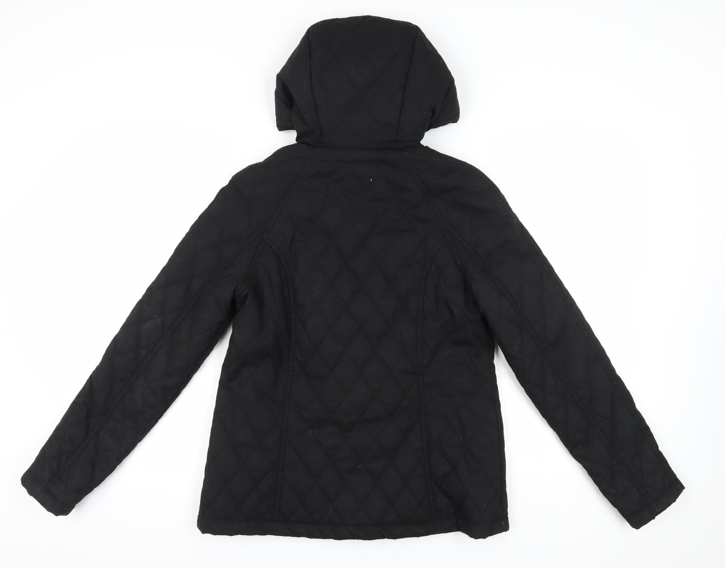 Fatface Women's Black Quilted Jacket Size 10