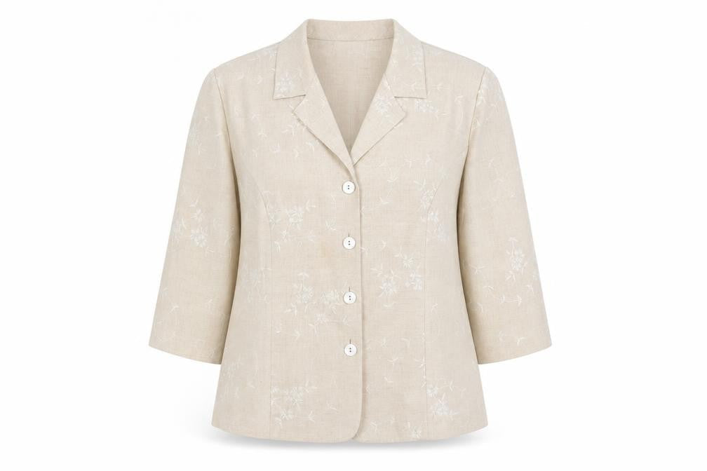 Womens UK Size 14 Eastex Regular Beige Blazer