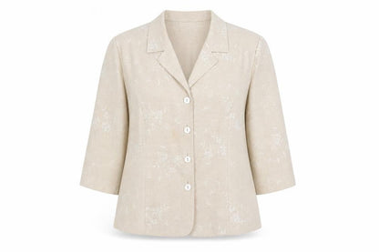 Womens UK Size 14 Eastex Regular Beige Blazer