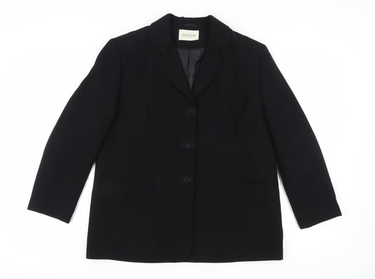 Eastex Women's Black Blazer, Size 12, Business, Lined