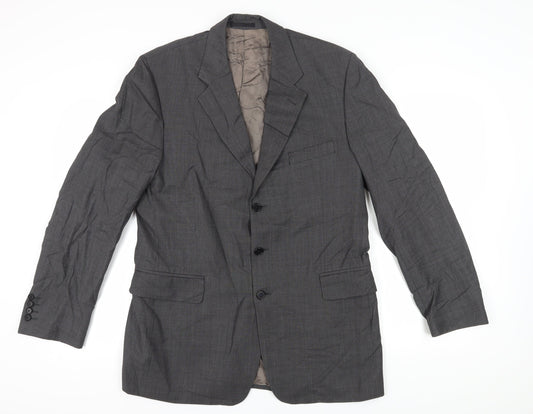 Austin Reed Men's Grey Check 42L Suit Jacket
