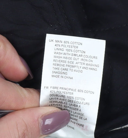 White Stuff Women's Grey Blazer, Size 8, Geometric, Casual