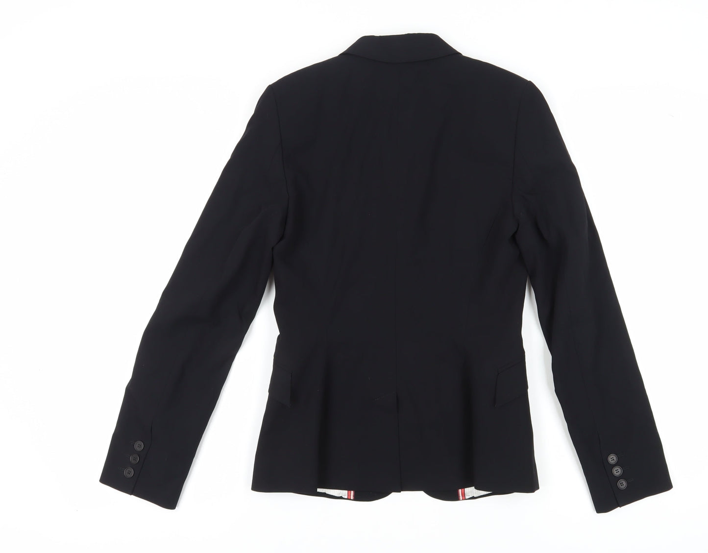 Reiss Women's Black Blazer Size 8 with Notch Lapel