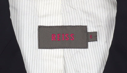 Reiss Women's Black Blazer Size 8 with Notch Lapel