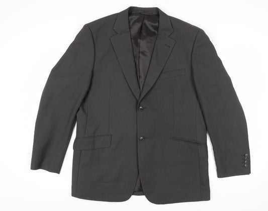 Mens UK Size 44 Thomas Nash Regular Grey Suit Jacket