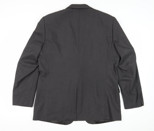 Mens UK Size 44 Thomas Nash Regular Grey Suit Jacket