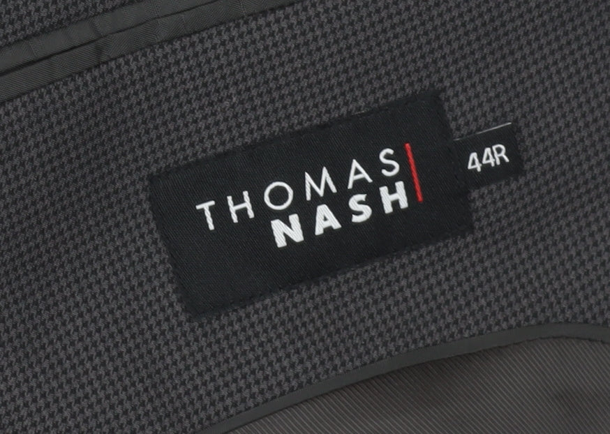 Mens UK Size 44 Thomas Nash Regular Grey Suit Jacket