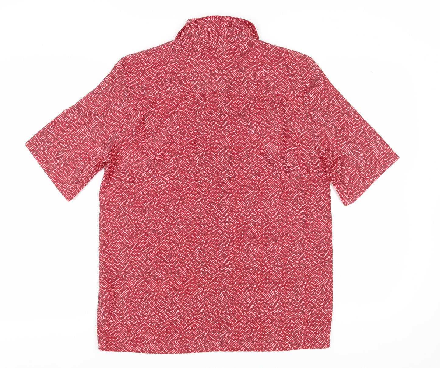 Womens UK Size 14 Viyella Red  Button-Up