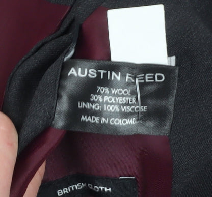 Austin Reed Men's Black Blazer 40R Classic Formal