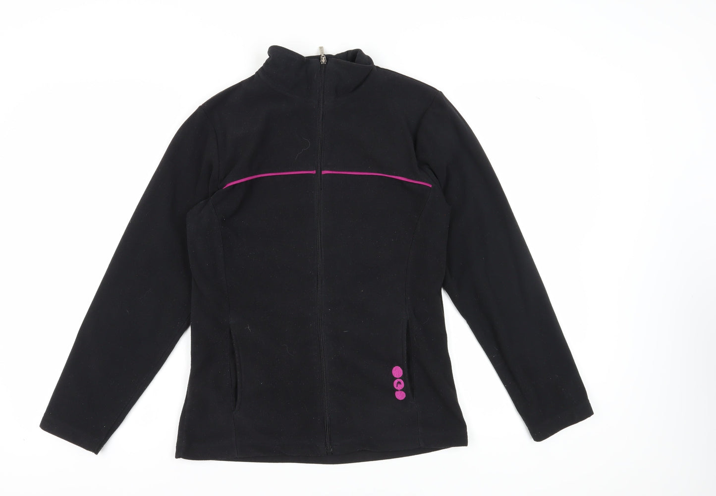 Head Women's Black Fitness Jacket Size 10 Full Zip