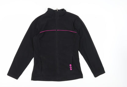 Head Women's Black Fitness Jacket Size 10 Full Zip