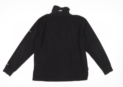 Trespass Men's Black Fleece Pullover Sweatshirt S