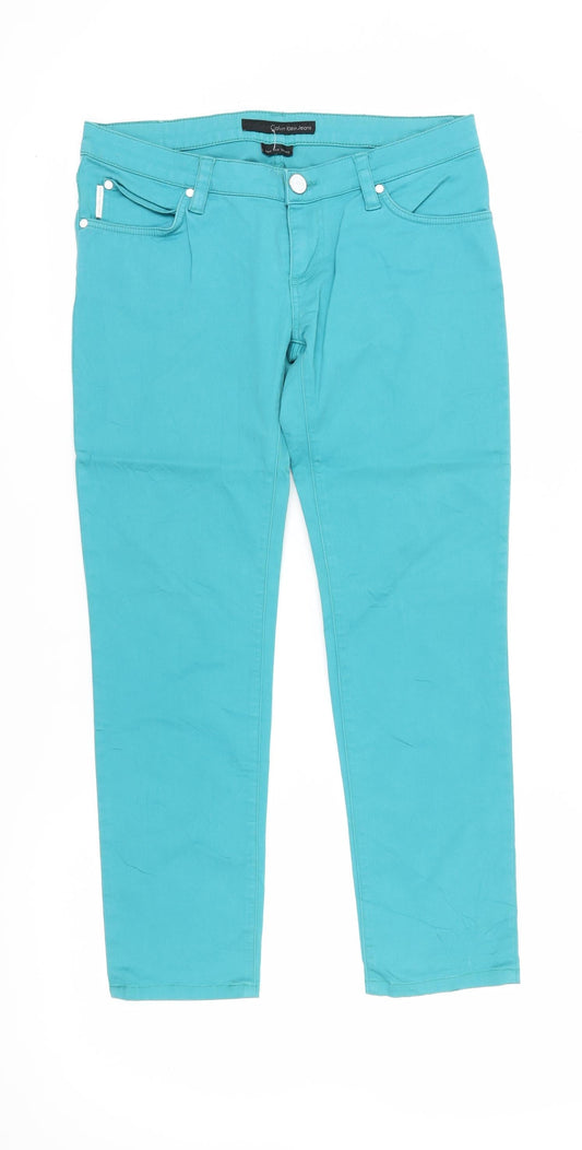 Calvin Klein Women's Blue Skinny Jeans Size 30 Slim