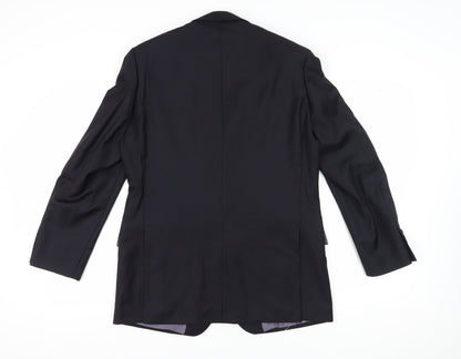 Mens UK Size 38 Pierre Cardin Regular Black Suit Jacket