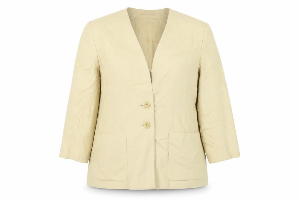 Womens UK Size 16 Jaeger Regular Beige Blazer