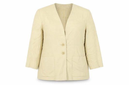 Womens UK Size 16 Jaeger Regular Beige Blazer