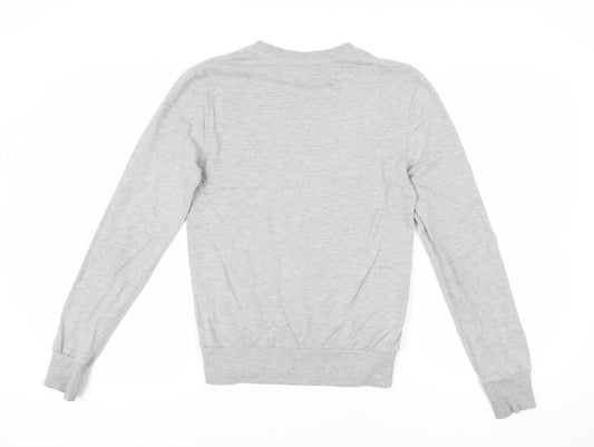 Superman Grey Logo Pullover Sweatshirt XS Men's