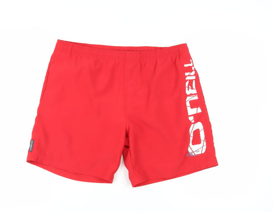 O'Neill Men's Red S Casual Logo Shorts