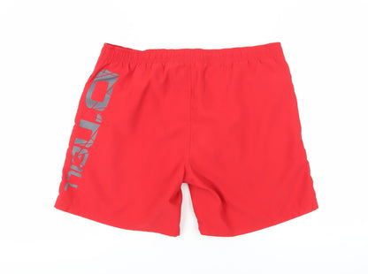 O'Neill Men's Red S Casual Logo Shorts