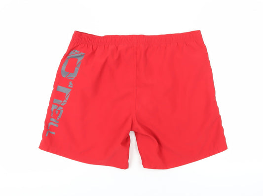 O'Neill Men's Red S Casual Logo Shorts