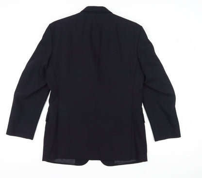 Mens UK Size 38 Berwin & Berwin Regular Blue Suit Jacket