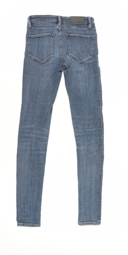 AllSaints Women's Blue Skinny Jeans W24