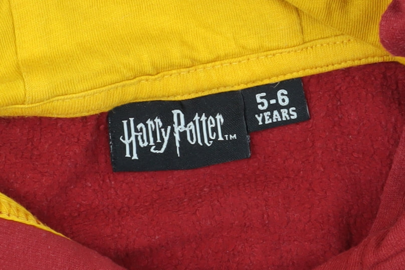 Harry Potter Girls Red Hoodie 5-6 Years Gryffindor Pullover