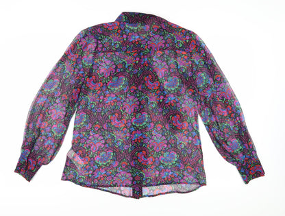 Boden Women's Multicoloured Floral Tunic Blouse Size 12