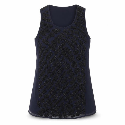 Womens UK Size 8 Whistles Blue Basic Tank