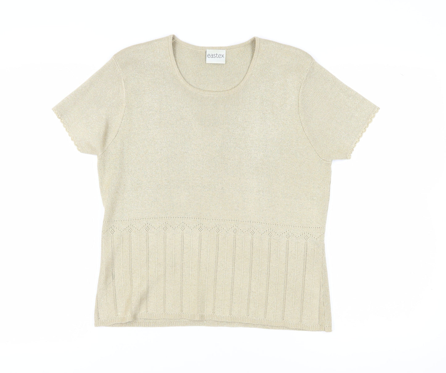 Eastex Women's Beige Pullover Jumper Size 12