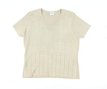 Eastex Women's Beige Pullover Jumper Size 12