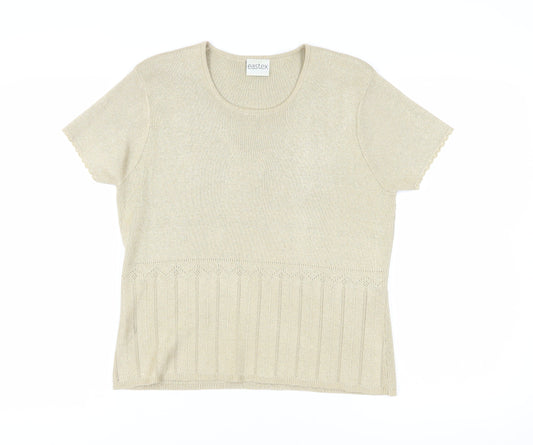 Eastex Women's Beige Pullover Jumper Size 12