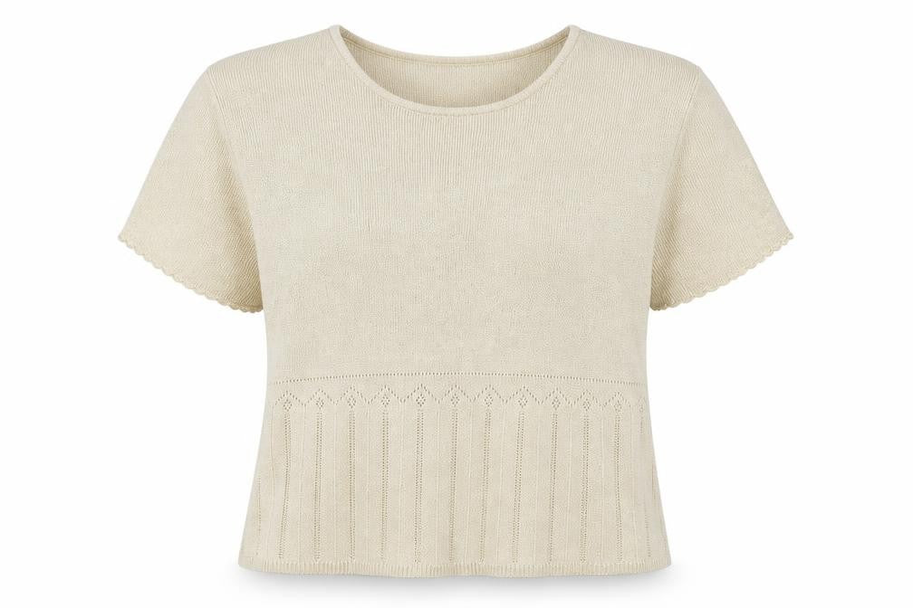 Womens UK Size 12 Eastex Beige Pullover Jumper