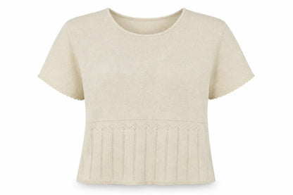 Womens UK Size 12 Eastex Beige Pullover Jumper