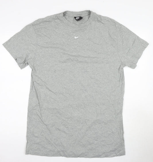 Nike Men's Grey Short Sleeve Crew Neck T-Shirt L