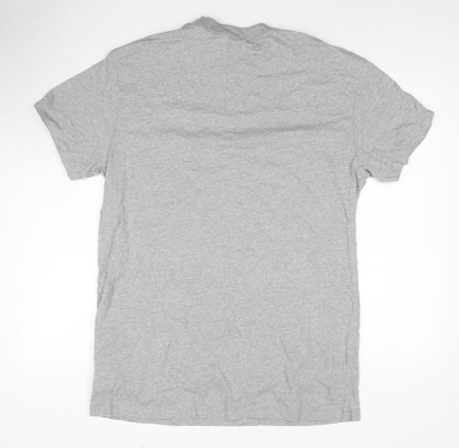 Nike Men's Grey Short Sleeve Crew Neck T-Shirt L