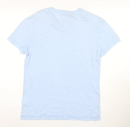 Mens UK Size S Criminal Blue  T-Shirt