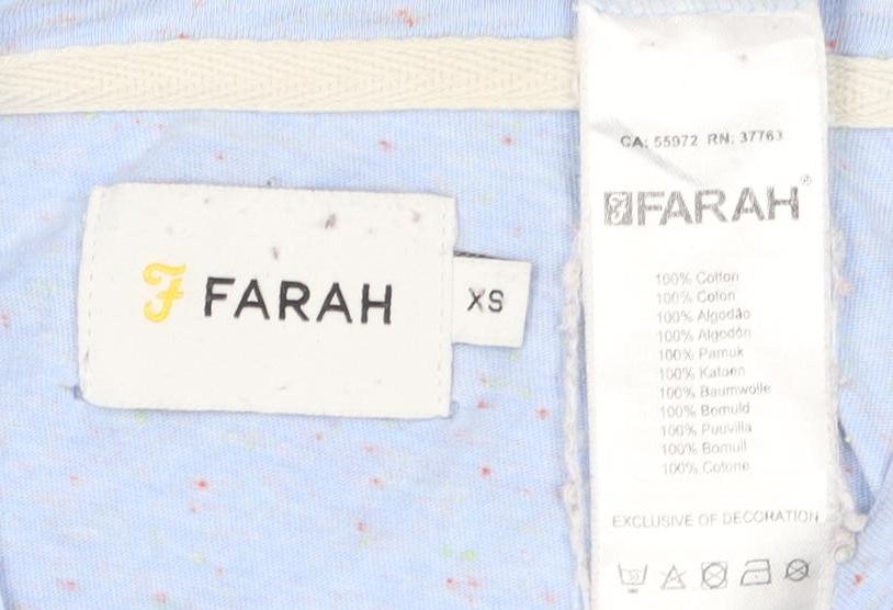 Mens UK Size XS Farah Blue  T-Shirt