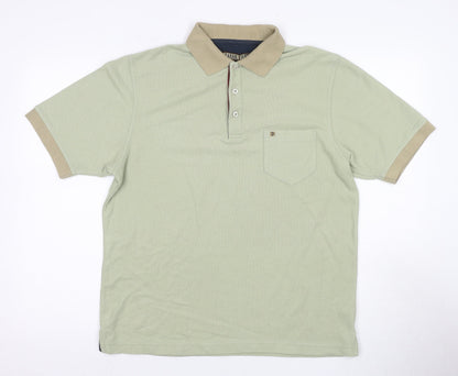 Farah Men's Beige Polo Shirt - Size M, Casual Classic