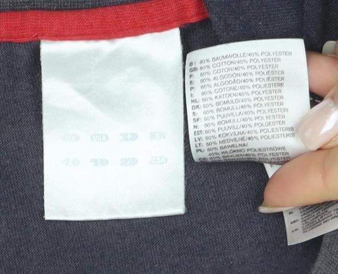 Adidas Men's Grey Sports T-Shirt L Regular Fit