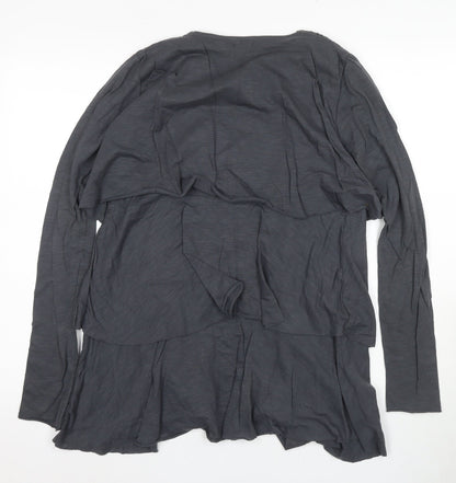 Laree Douce Women's Grey Tunic - Petite Size 8-10, Relaxed Fit