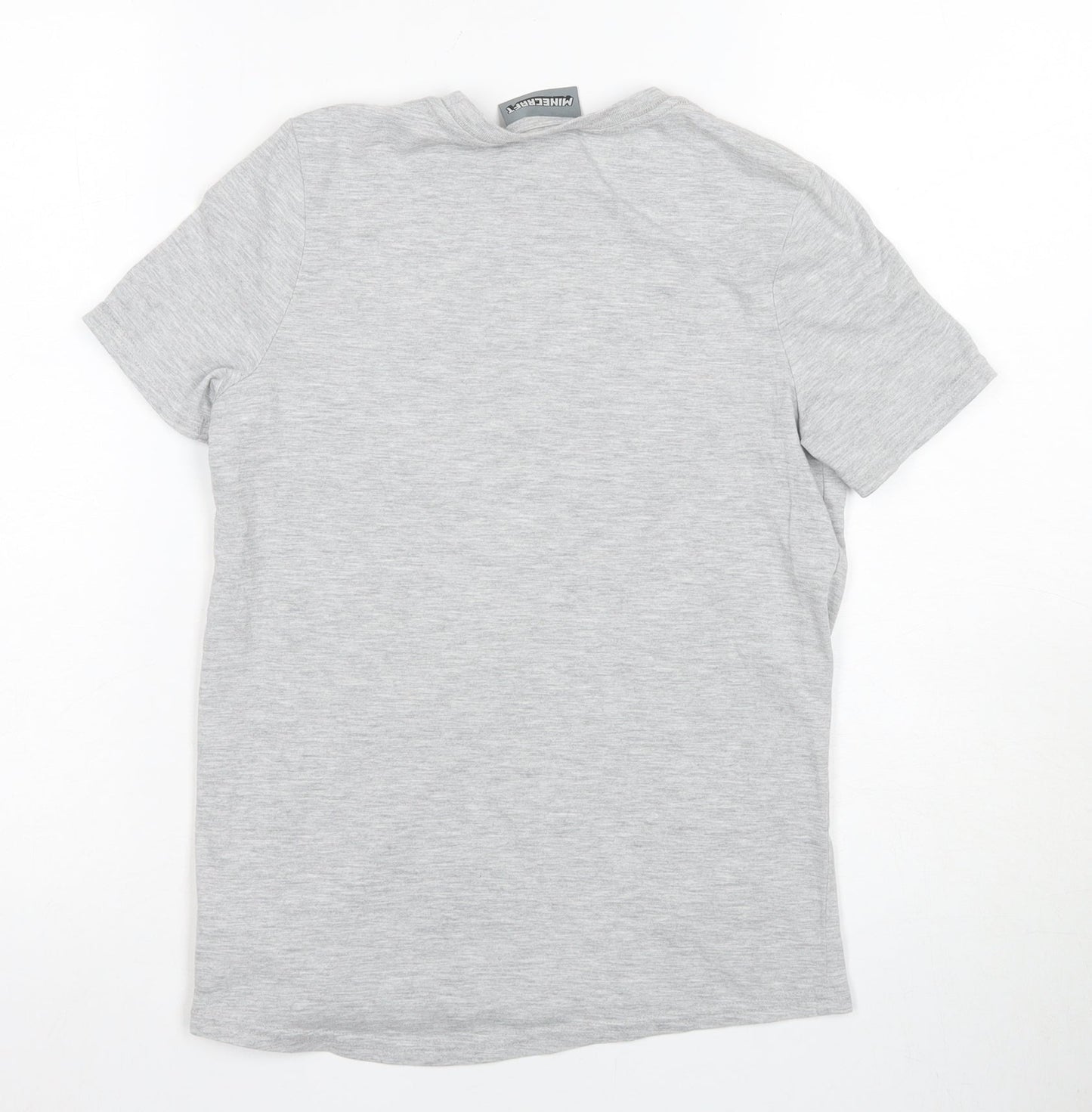 Minecraft Boys Grey Short Sleeve Graphic T-Shirt 9-10 Years
