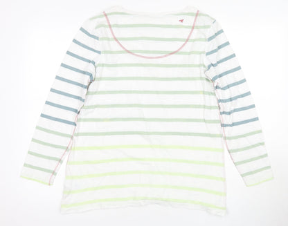 Womens UK Size 12 White Stuff Multicoloured Basic T-Shirt