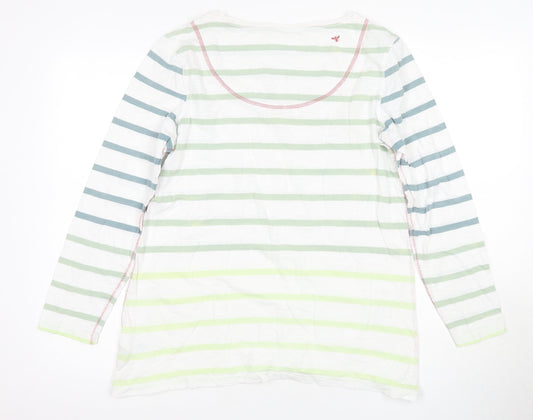 Womens UK Size 12 White Stuff Multicoloured Basic T-Shirt